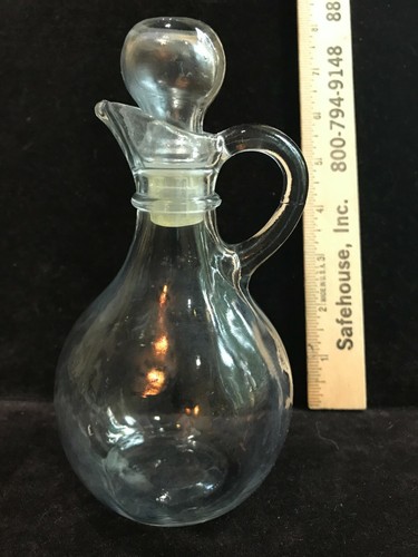Vintage clear glass - vintage, vinegar
